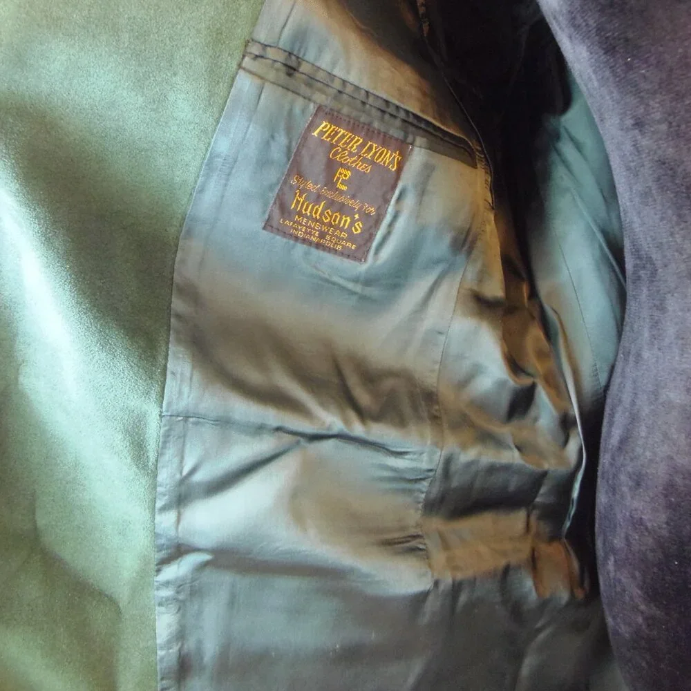 Vintage Peter Lyons Cashmere/Suede Like Men's Collectible Union Label Jacket Uni